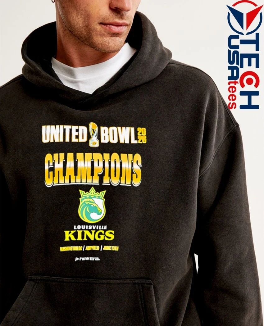 Louisville Kings 2026 United Bowl Champions Audi Field shirt