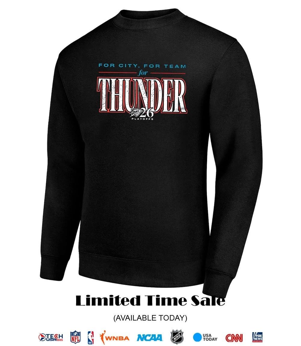For City for Team for OKC Thunder 2026 Playoffs shirt