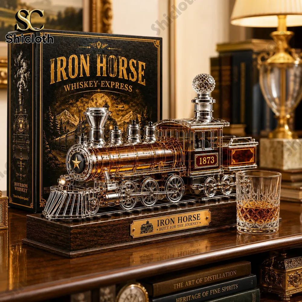 Iron Horse Whiskey Express Train Bottle