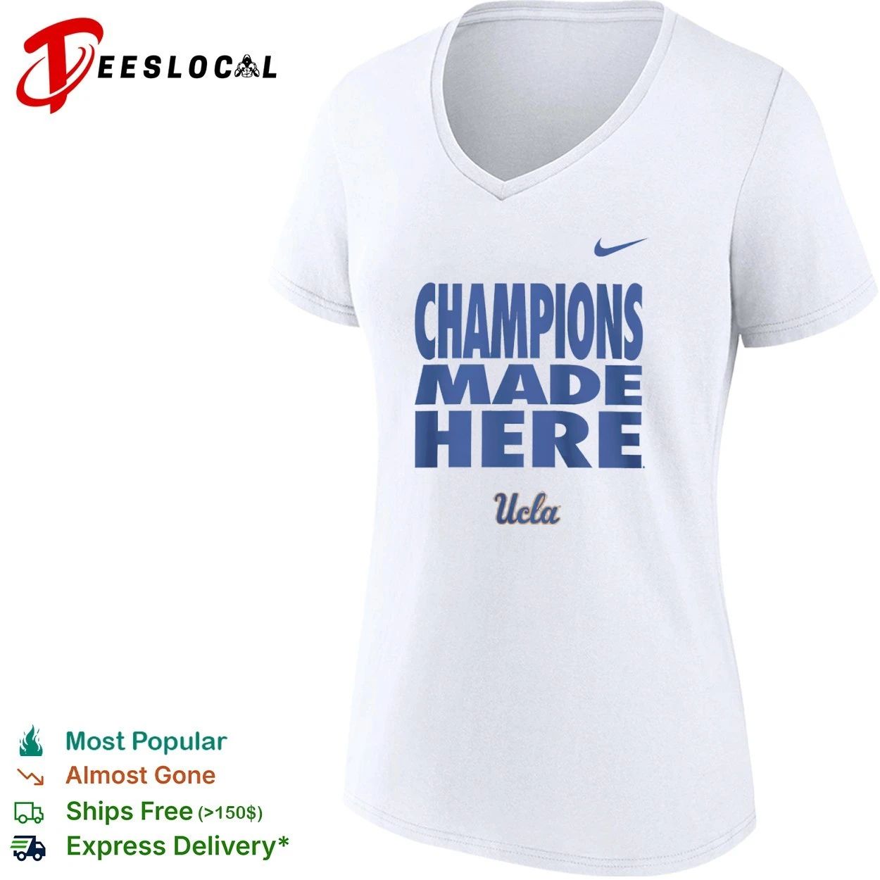 Champions Made Here UCLA Bruins College Sports T-shirt