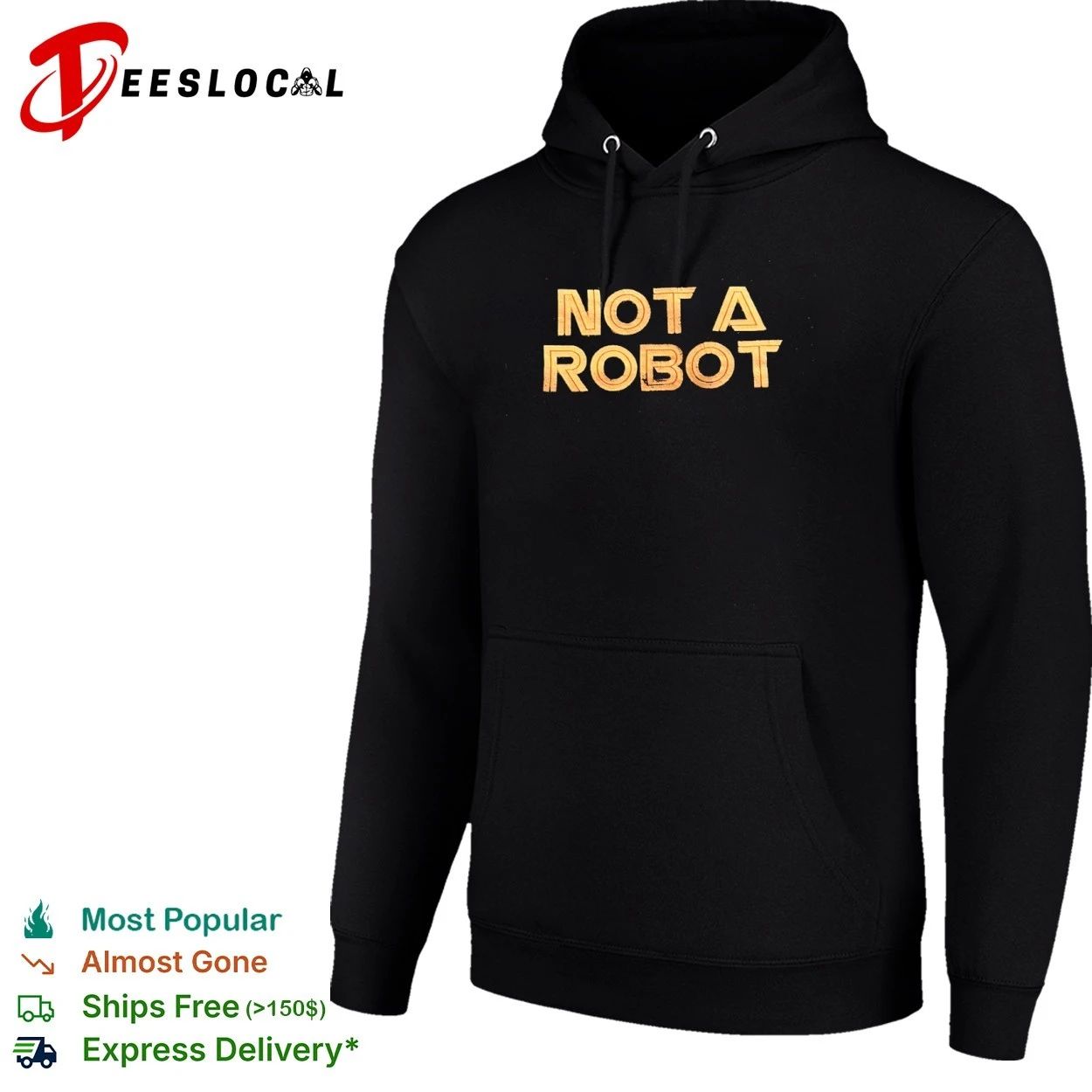 Not a Robot captcha funny humor technology T-shirt