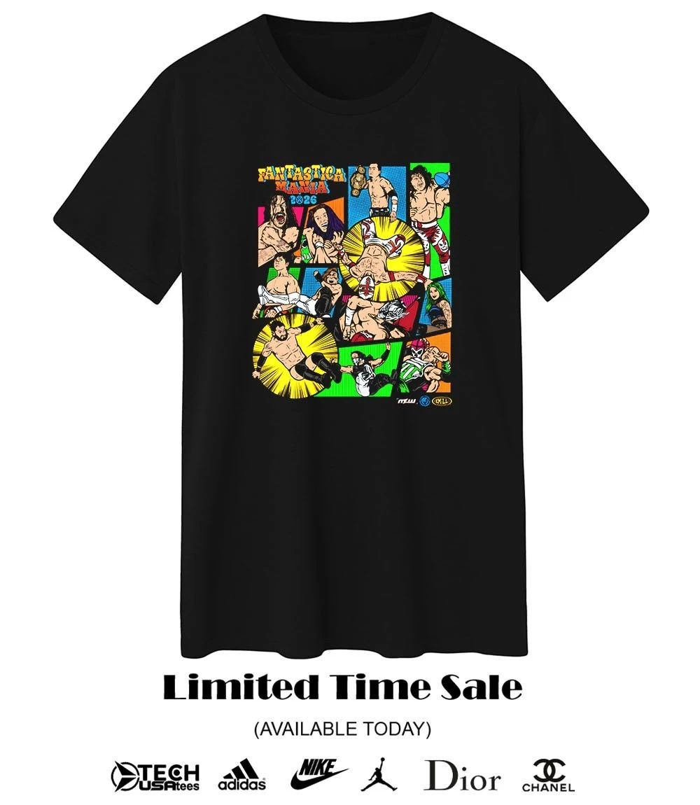 MLW Fantastica Mania U.S.A. 2026 comic shirt