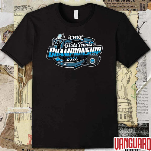 2026 CHSL Girls Tennis Championship Logo t-shirt
