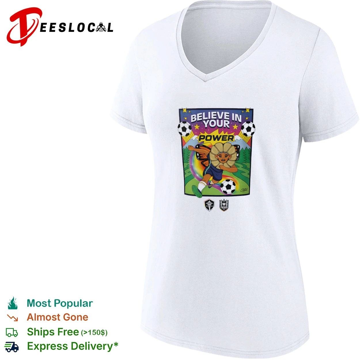 Believe in Your Power Seattle Reign FC T-shirt