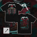 Metallica M72 World Tour 2025 2026 Principality Stadium Cardiff Wales Red Dragon Graphic T-Shirt