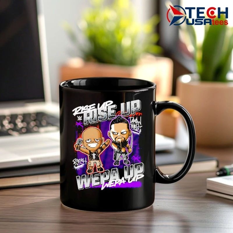 Damian Priest and R-Truth Rise Up Wepa Up cartoon shirt