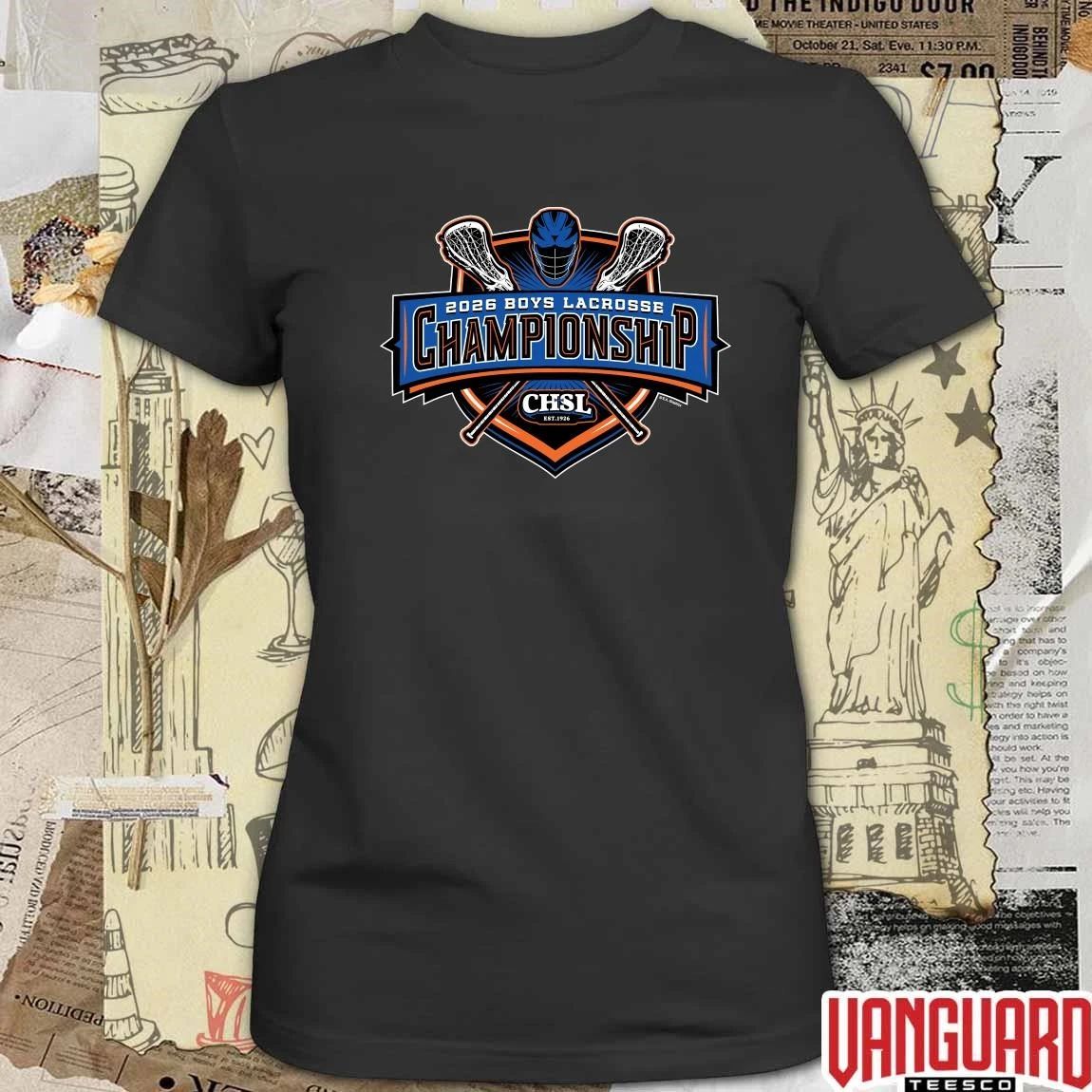 2026 CHSL Boys Lacrosse Championship Logo t-shirt