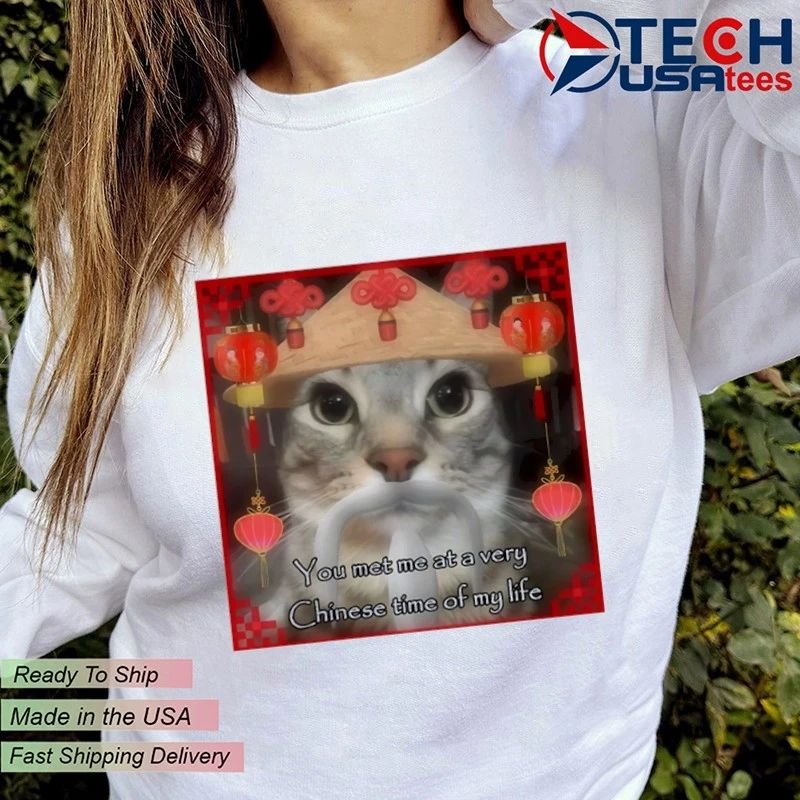 You met me at a very Chinese time of my life shirt