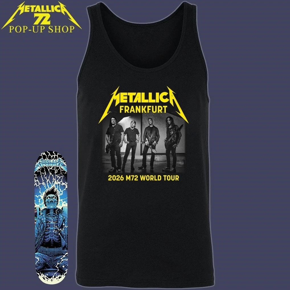 Metallica M72 Frankfurt, Germany 2026 Band Members World Tour T-Shirt