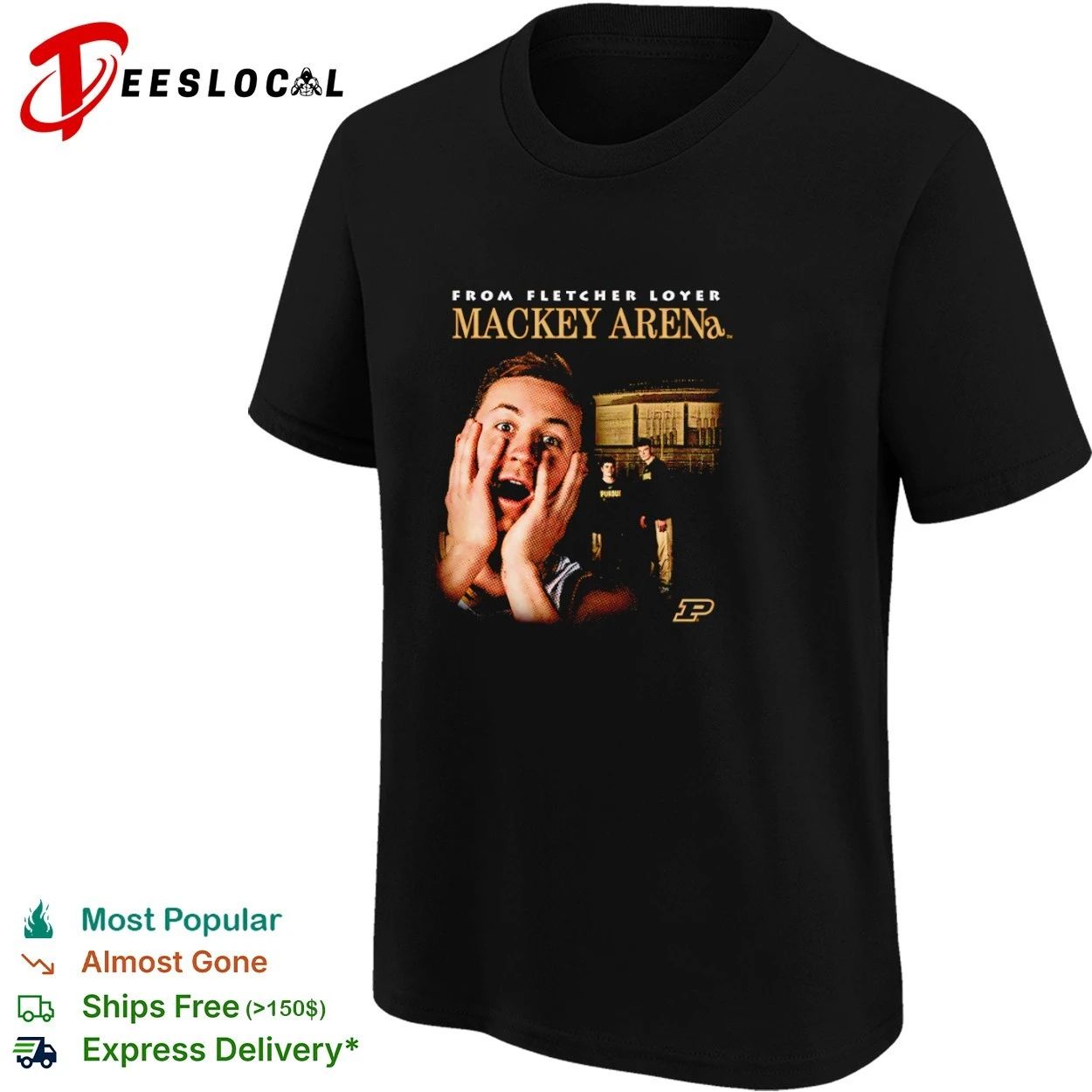 Fletcher Loyer From Mackey Arena Purdue Boilermakers T-shirt