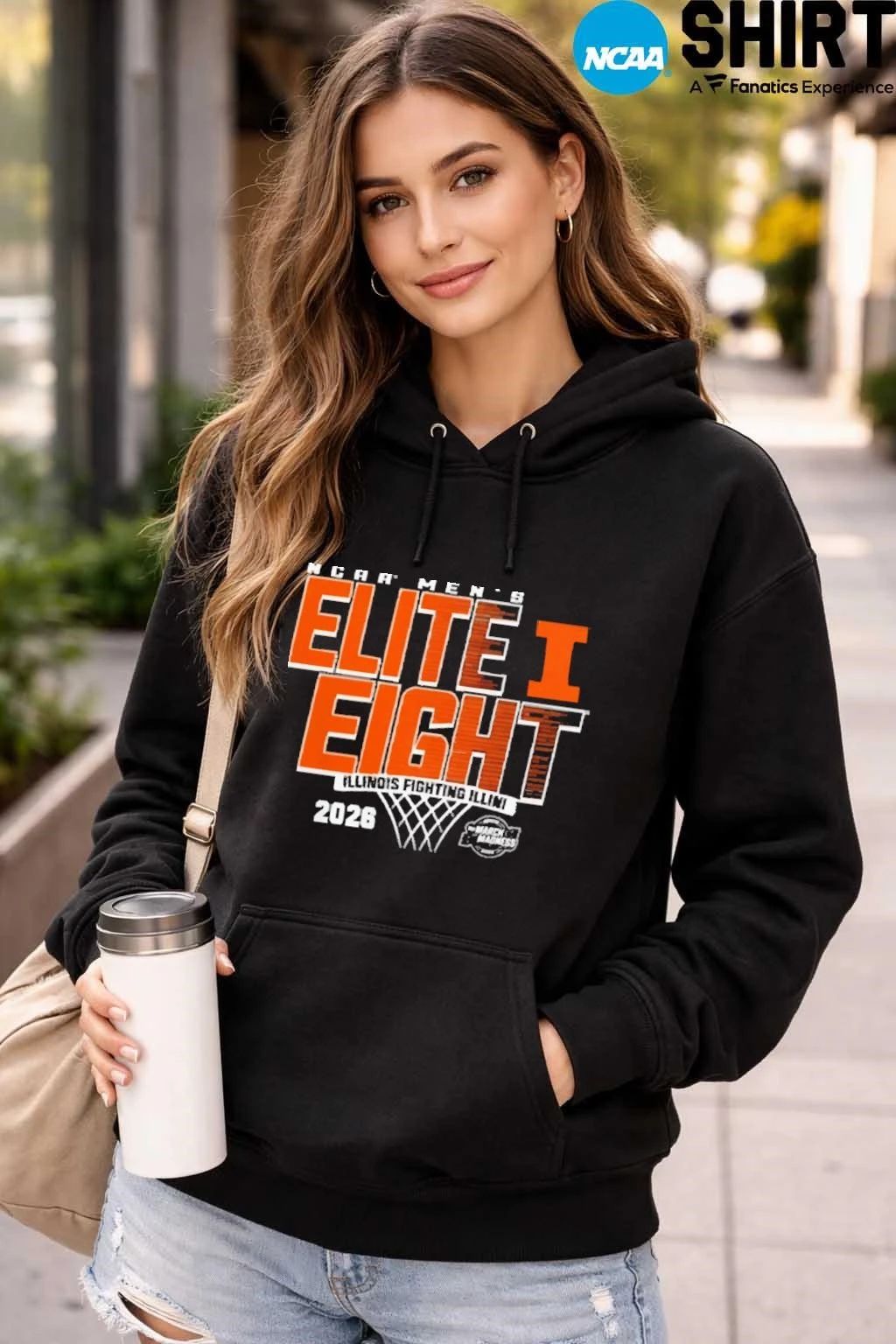 NCAA Men’s Elite Eight 2026 Illinois Fighting Illini March Madness T-Shirt
