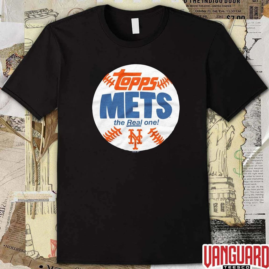 New York Mets MLB 2026 x Topps Baseball The Real One t-shirt