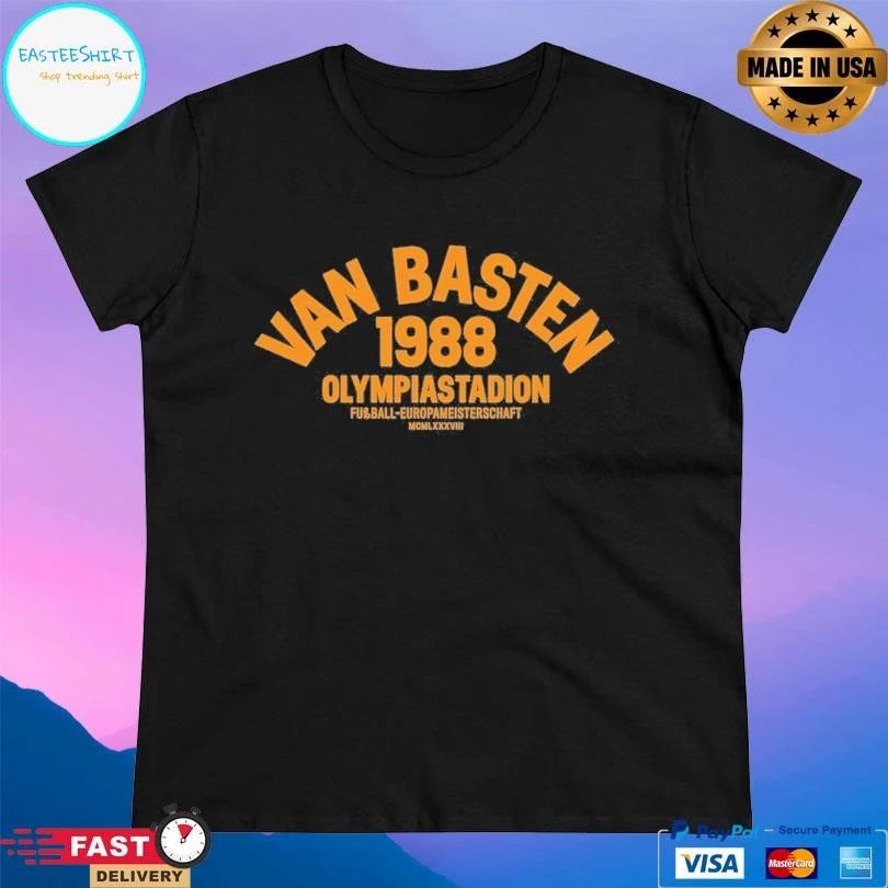 Van Basten 1988 Olympiastadion Fubball-Europameisterschaft MCMLXXXVIII T-shirts