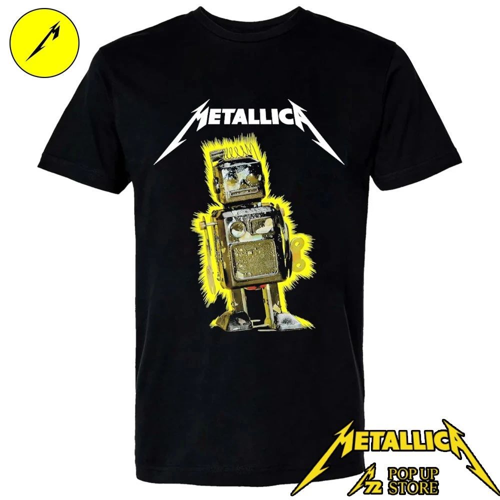 Metallica M72 Athens Tour 2026 M72 Robot Glow Shirt