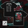 Metallica M72 World Tour 2026 Cardiff Wales T-Shirt – Duchess Of Dark Welsh Red Dragon Fantasy Art Double-Sided Concert Graphic Tee