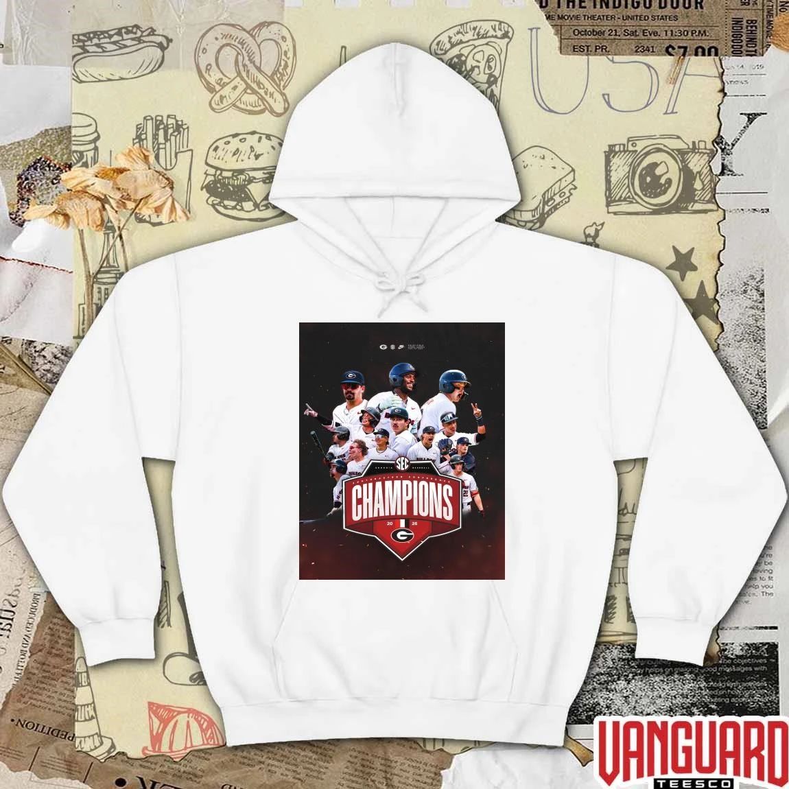 Georgia Bulldogs 2026 SEC Regular Season Championship Poster t-shirt