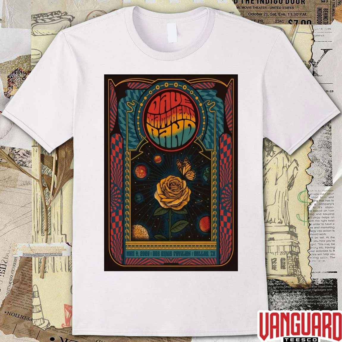 Dave Matthews Band May 9 2026 Dos Equis Pavilion in Dallas TX Poster t-shirt