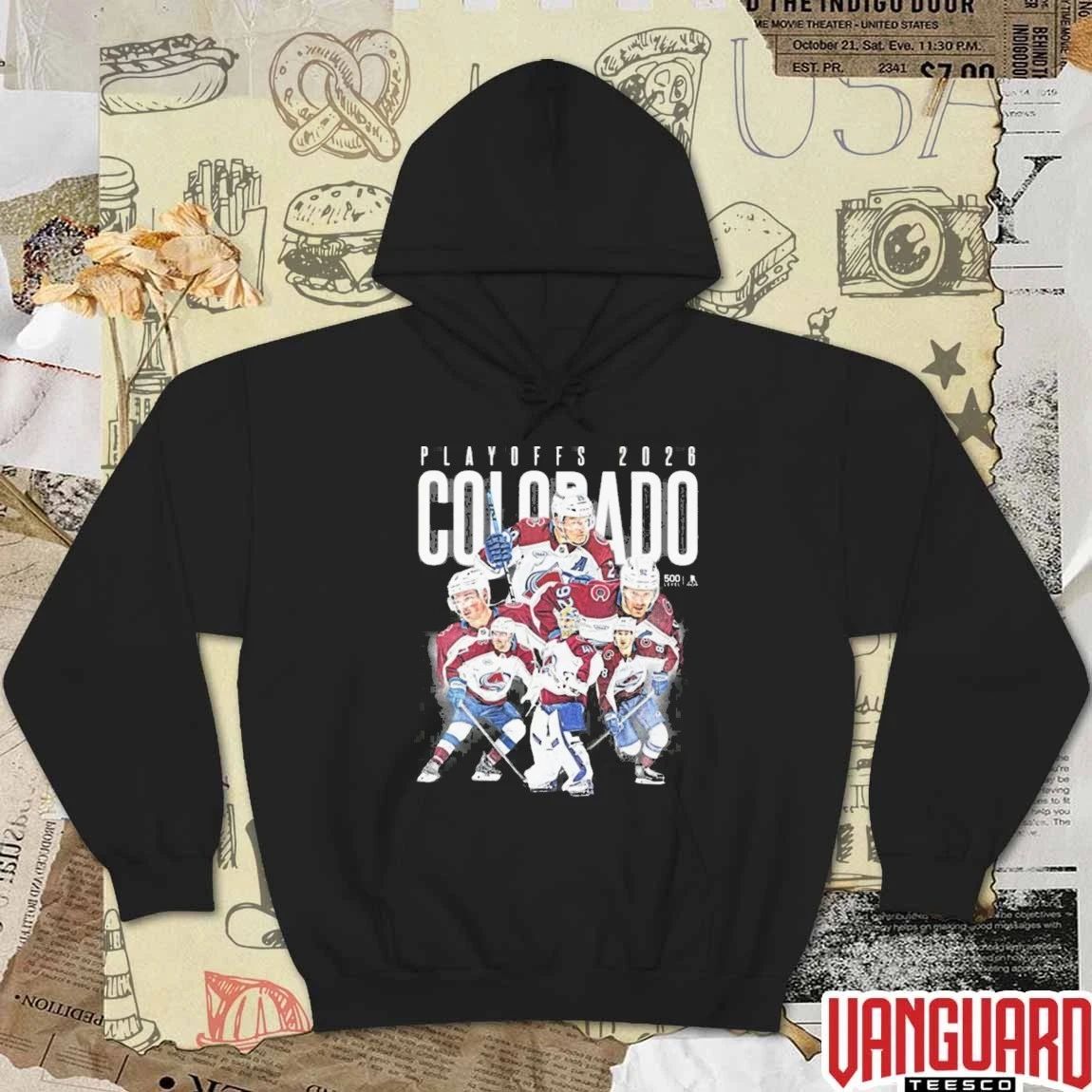 Colorado Avalanche 500 Level 2026 Playoff Heroes NHL Hockey Stanley Cup t-shirt
