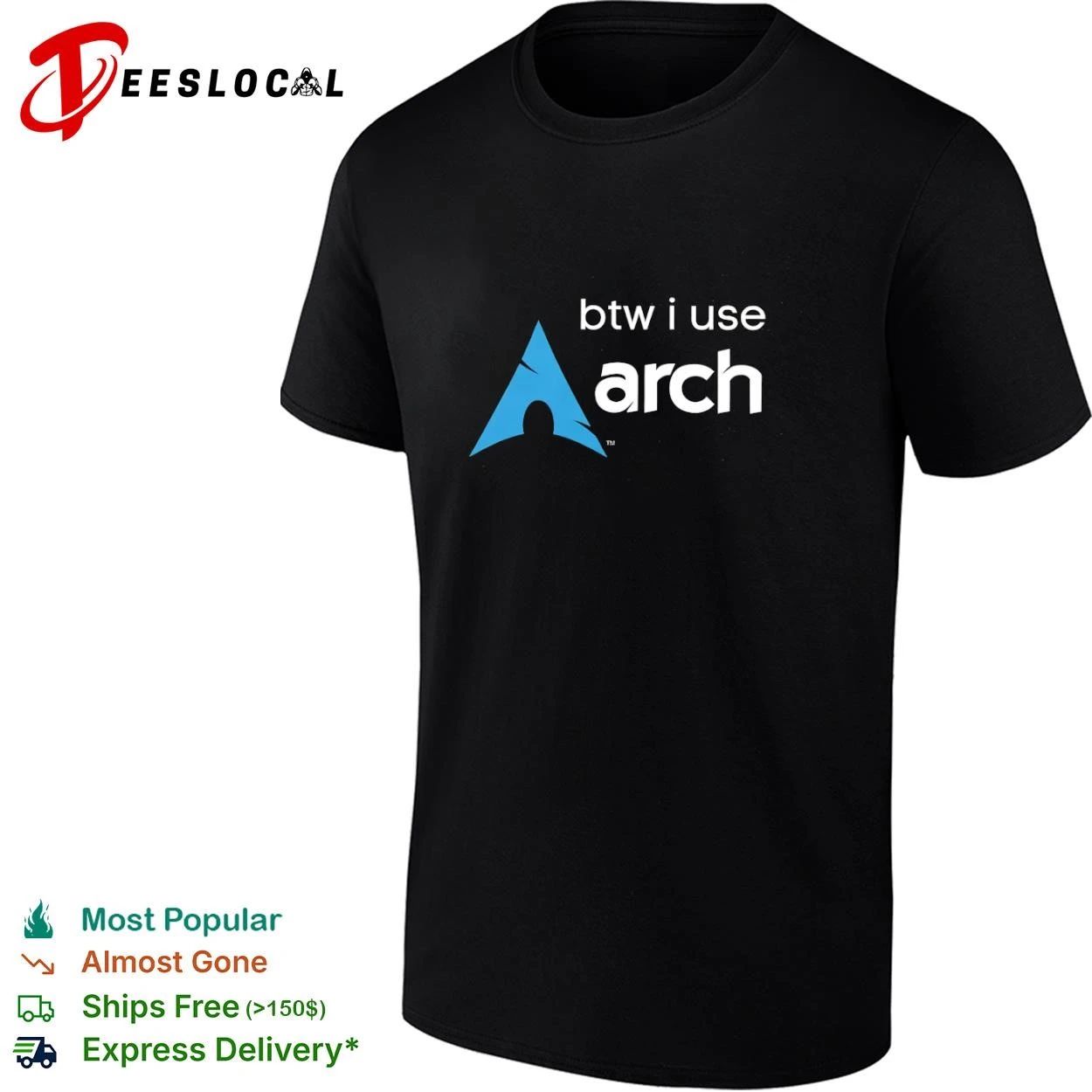 Btw I Use Arch Linux Operating System T-shirt
