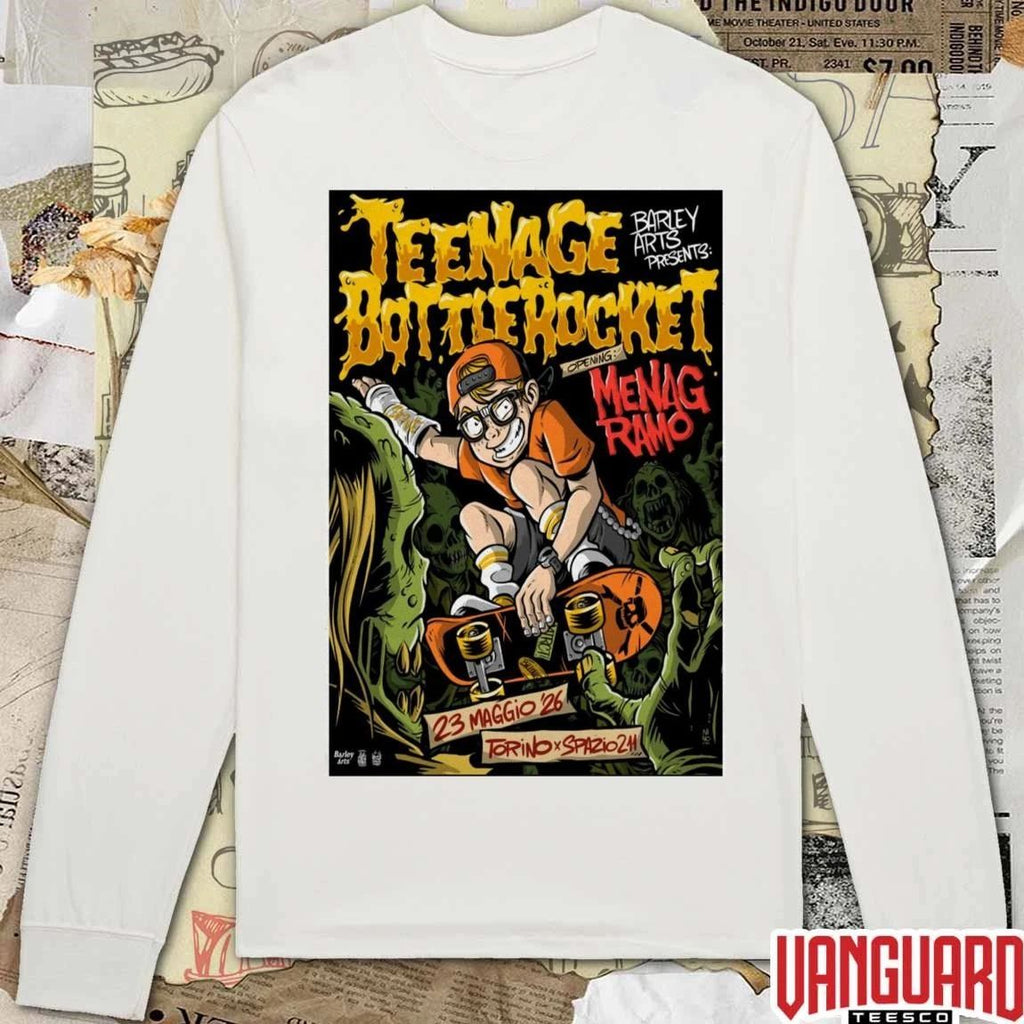 Teenage Bottlerocket Barley Arts May 23 2026 Turin, IT Poster t-shirt