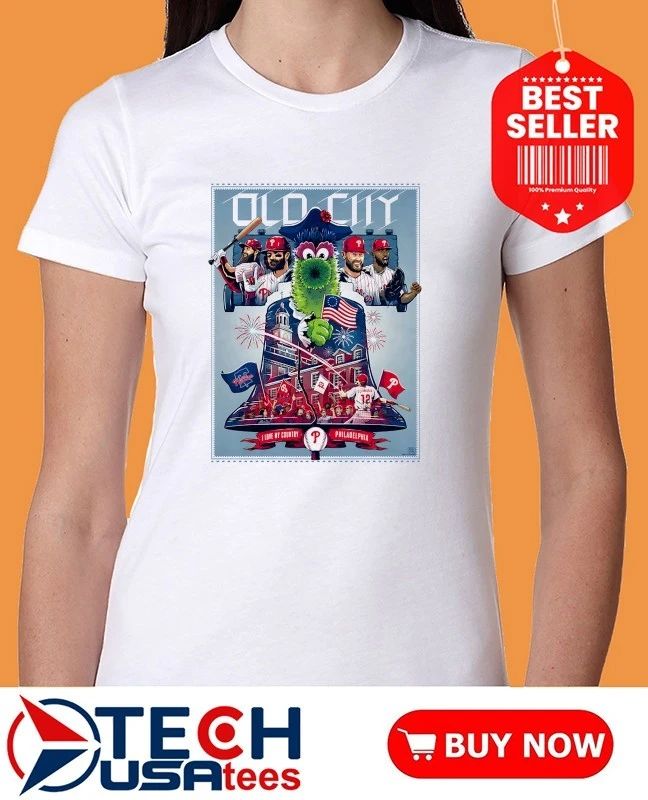 Philadelphia Phillies Old City I love my country shirt
