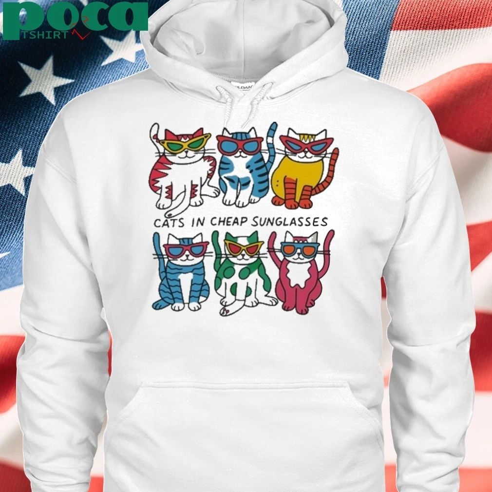 Justin Bieber Cats In Cheap Sunglasses T-shirt