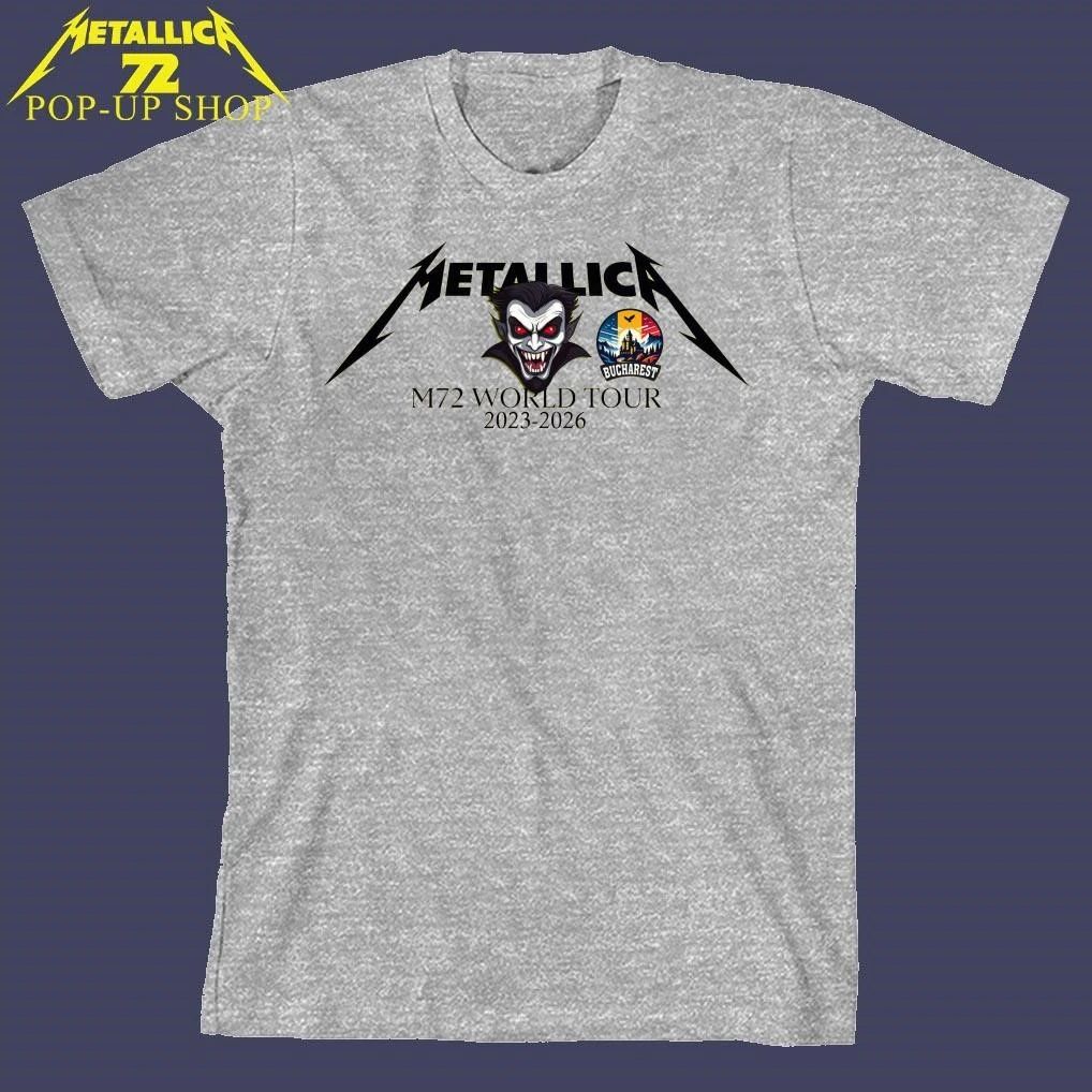 Metallica Bucharest M72 World Tour 2023-2026 T-Shirt