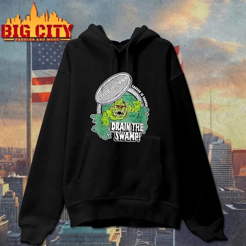 Drain The Swamp Lincoln Algae Satire Enough Is Enough Washington Dc Shirt