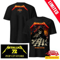 Metallica M72 Frankfurt 2026 Pop Up Shop Merch At Deutsche Bank Park In Frankfurt Germany On 22nd And 24th May 2026 Two Sided Shirt