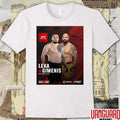 UFC Fight Night Leka Vs Gimenis Heavyweight Bout August 1 2026 Poster t-shirt