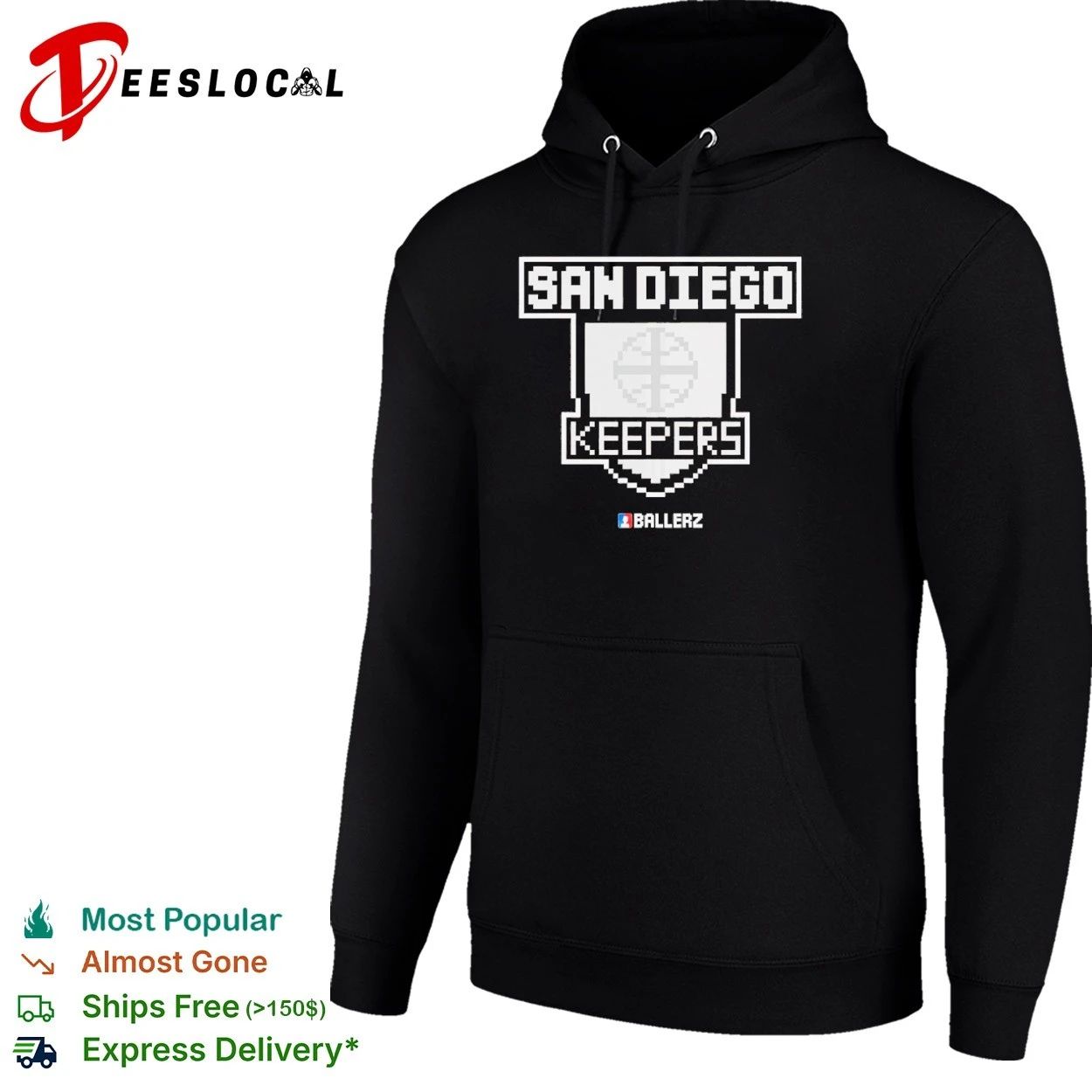 San Diego Keepers Ballerz Soccer Goalkeeper T-shirt