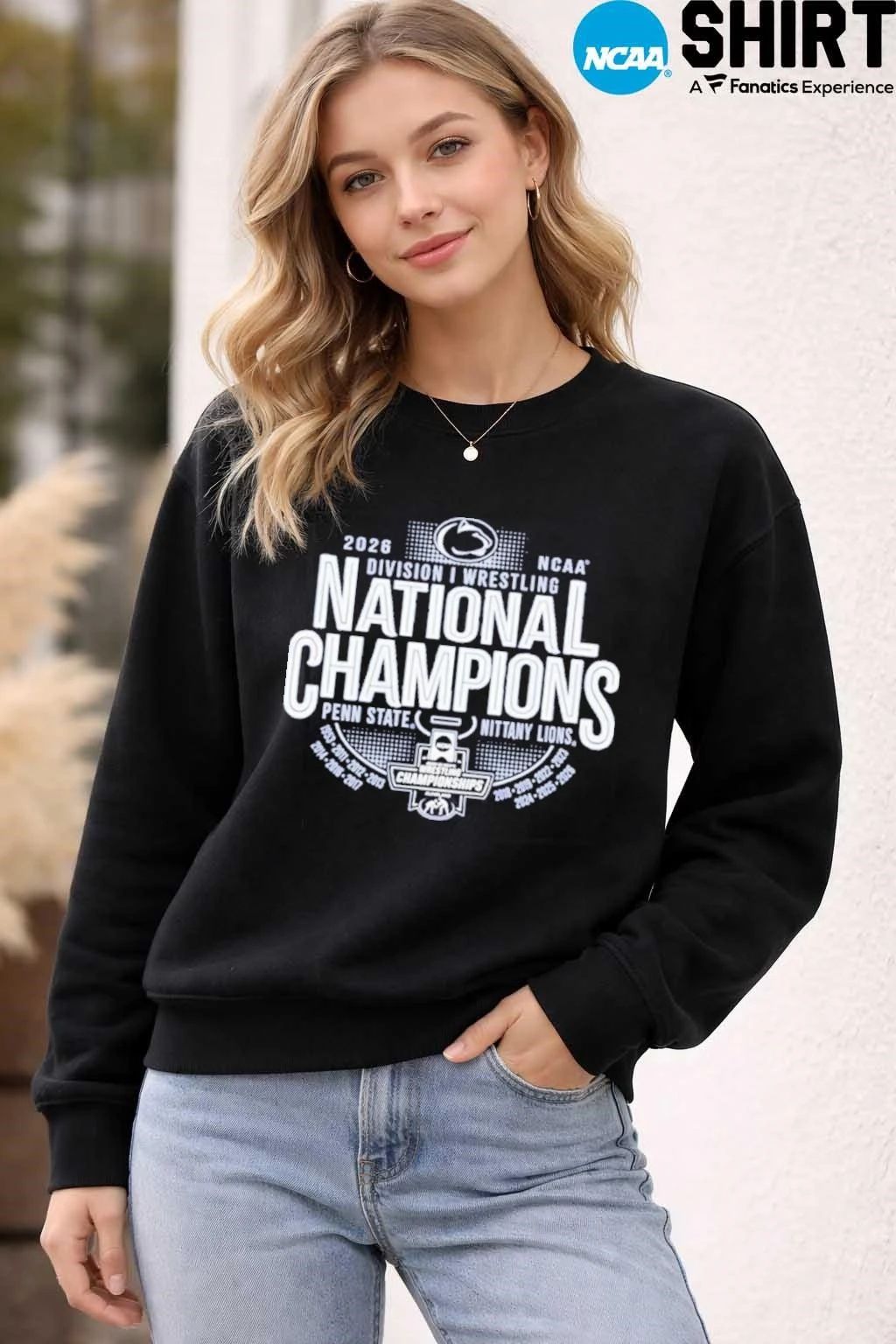 Penn State Nittany Lions NCAA Wrestling Champions 2026 Shirt Penn State Nittany Lions