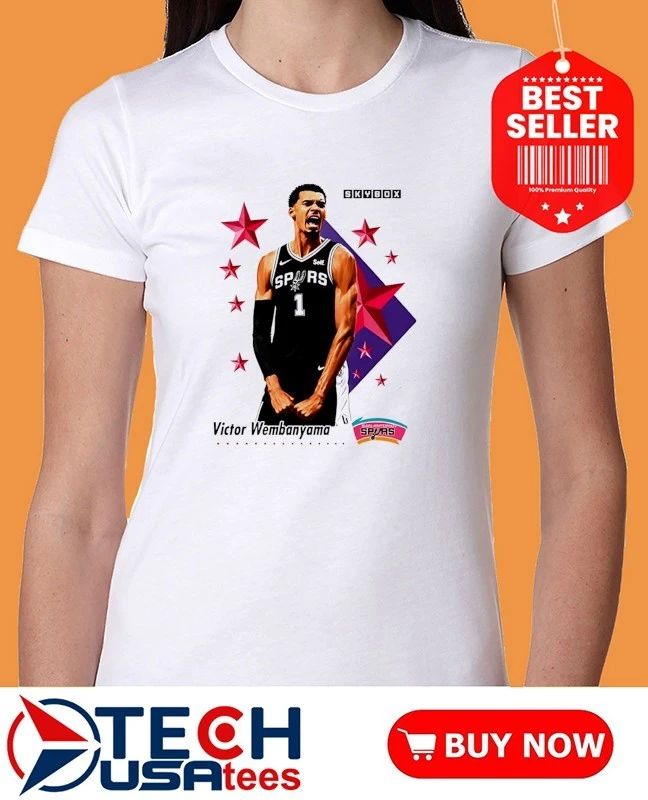 Victor Wembanyama San Antonio Spurs Basketball Skybox shirt