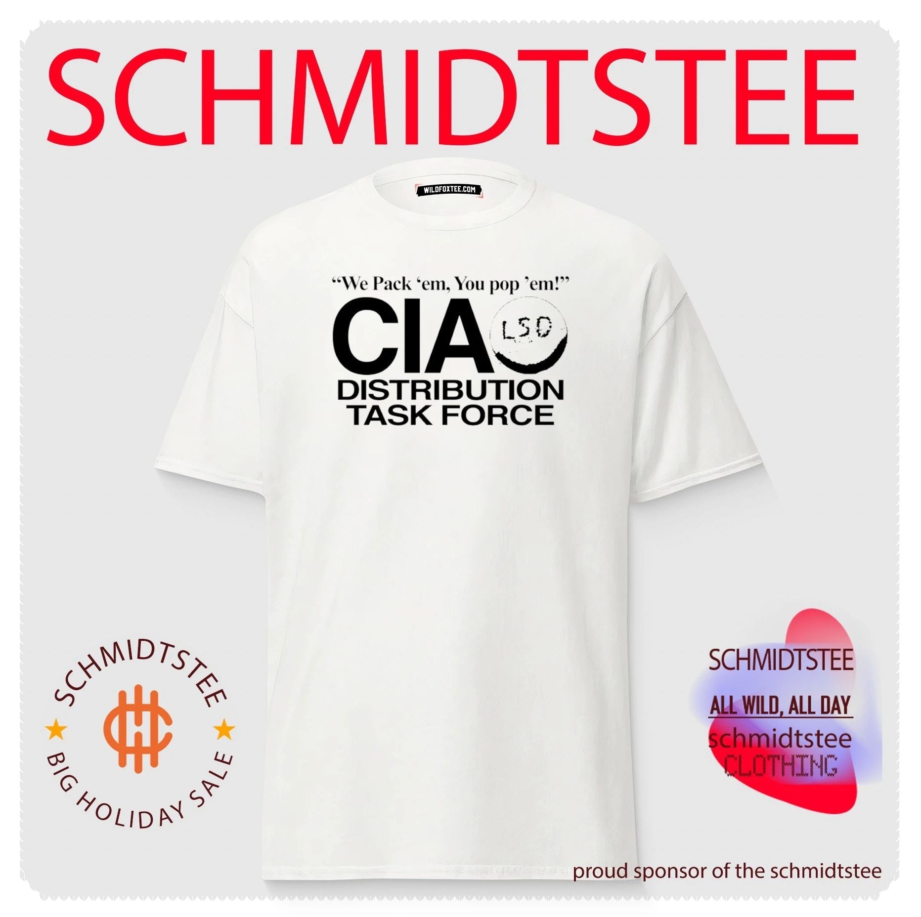 We Pack ’em You Pop ’em CIA Distribution Task Force shirt