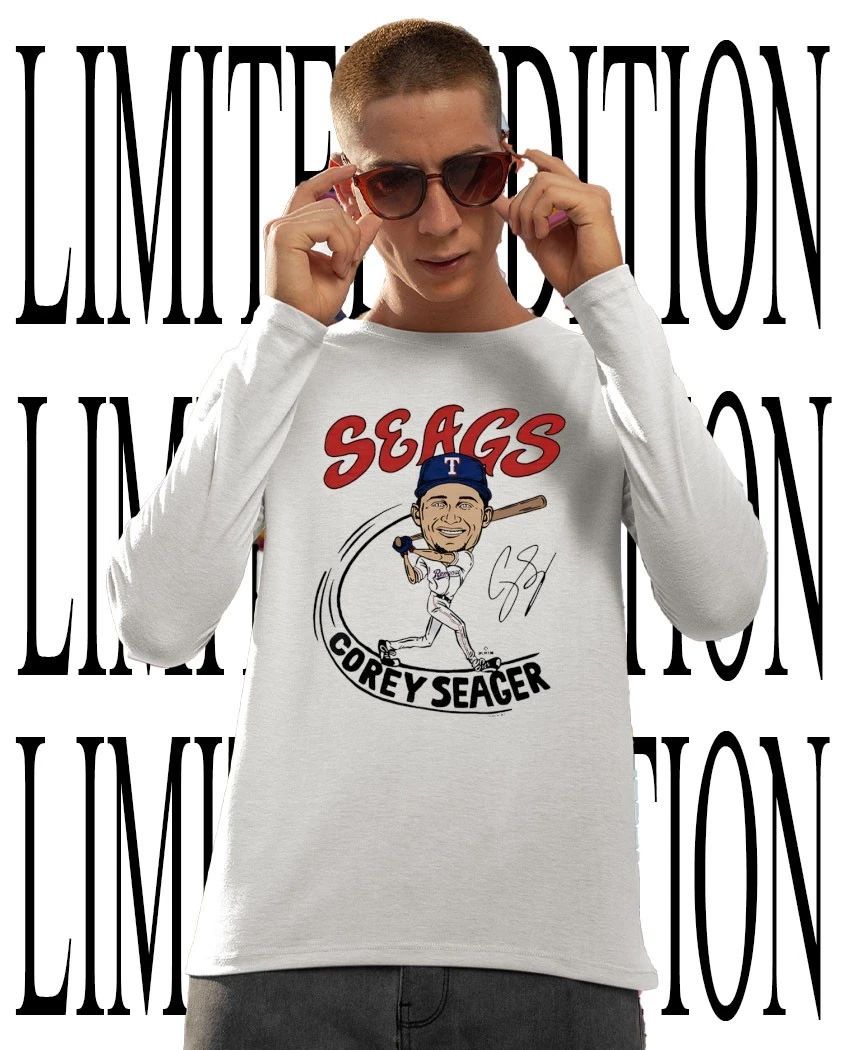 Corey Seager Seags Texas Rangers Baseball Caricature Signature shirt