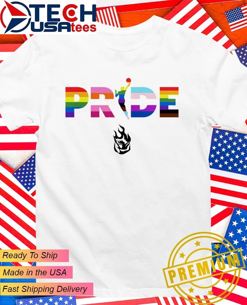 Portland Fire WNBA Pride logo shirt