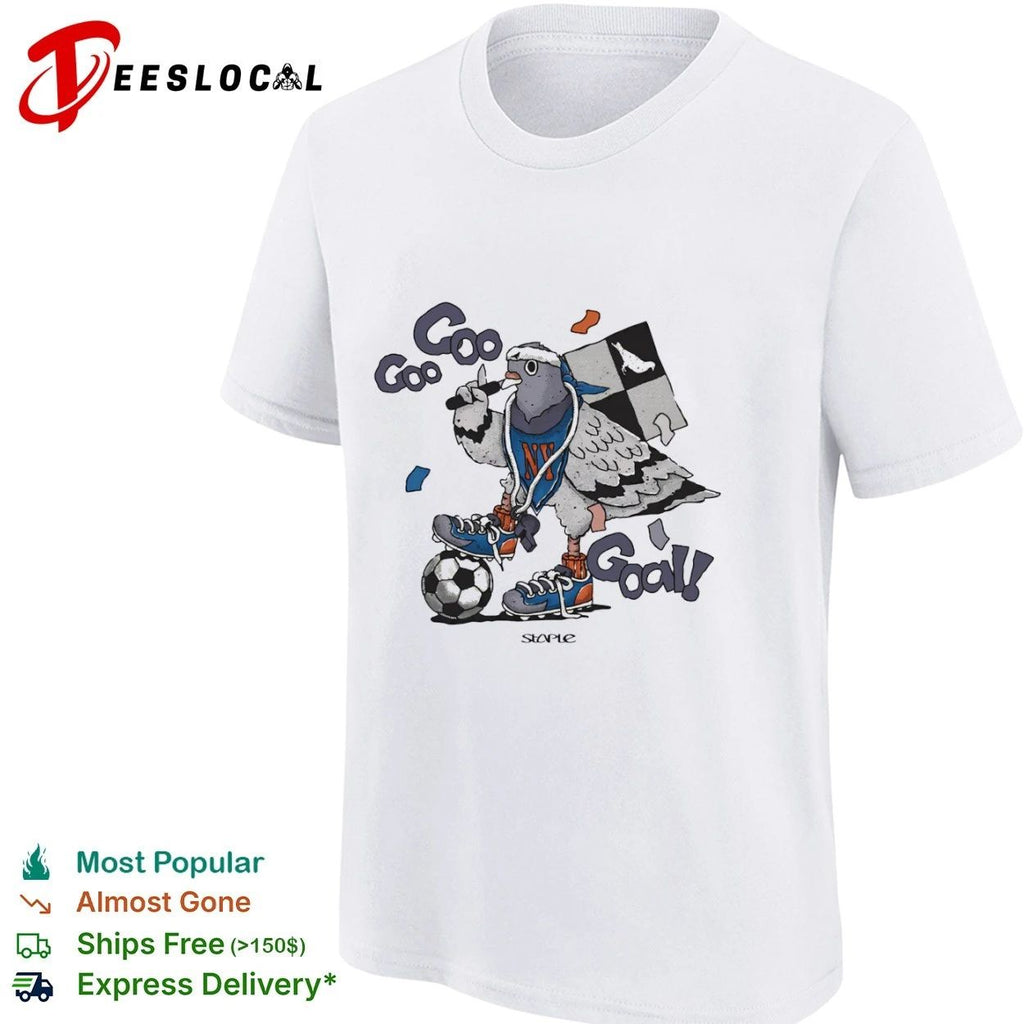 Staple Goo Goo Goal World Cup Pigeon soccer T-shirt