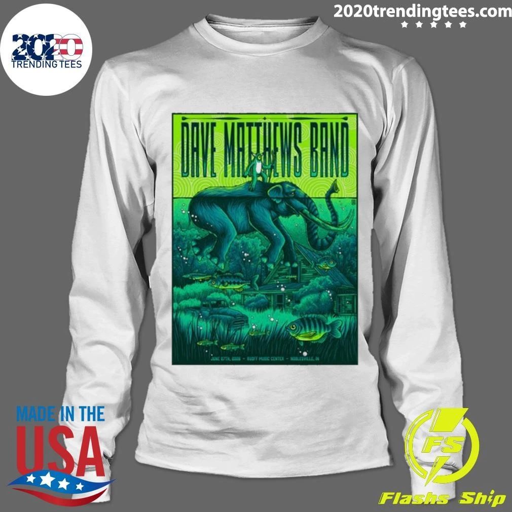Dave Matthews Band June 27 2026 Ruoff Music Center in Noblesville IN Tee Shirt