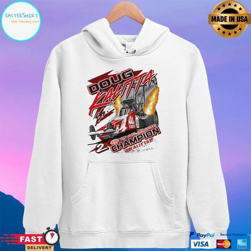 Doug Kalitta Dragster Action 2X Nhra Top Fuel Dragster Champion T-shirts