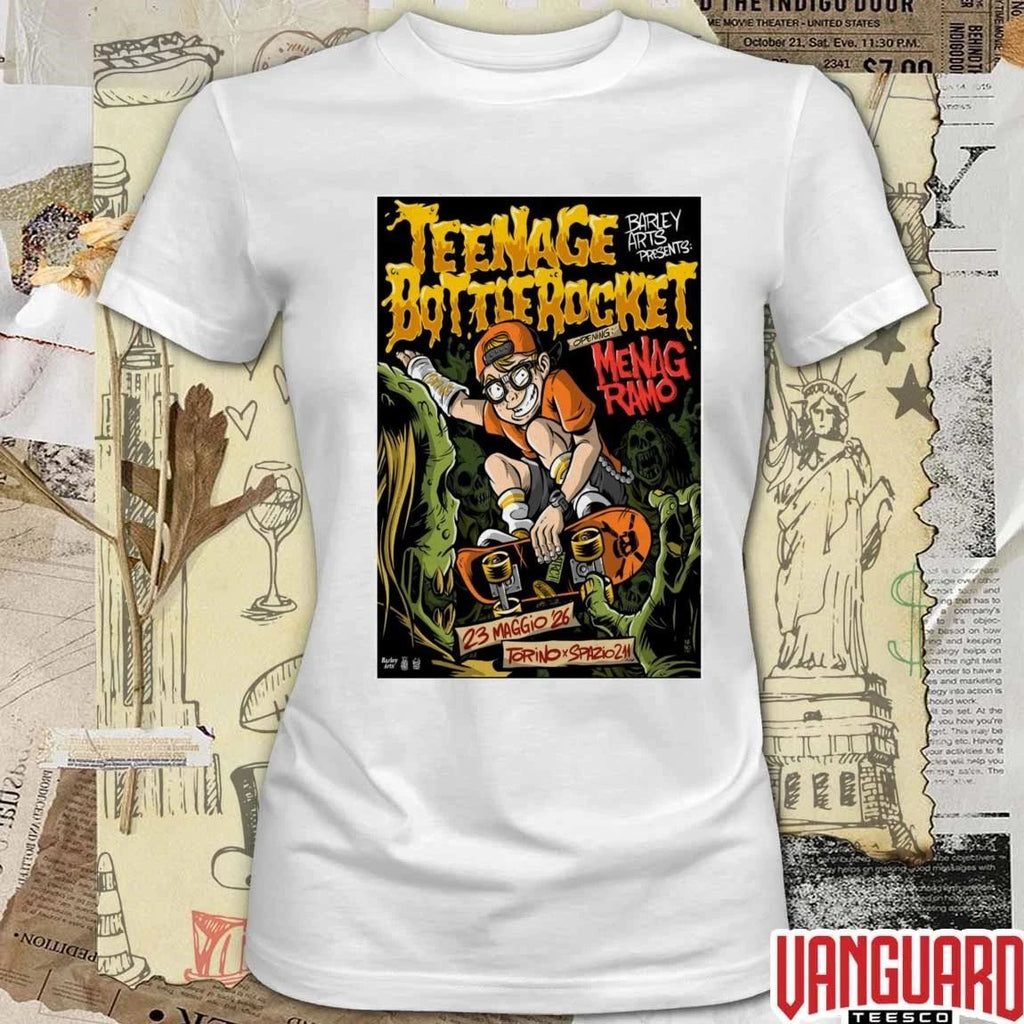 Teenage Bottlerocket Barley Arts May 23 2026 Turin, IT Poster t-shirt