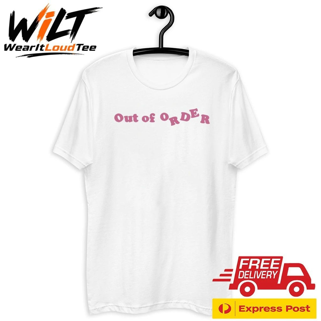 Adwoa Aboah Wearing Out of Order Shirt
