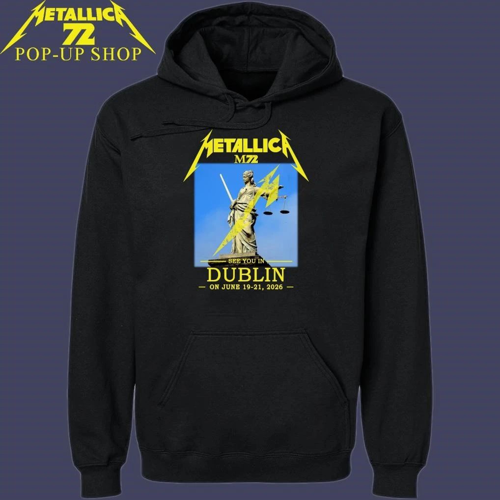 Metallica M72 See You In Dublin On June 19-21, 2026 T-Shirt