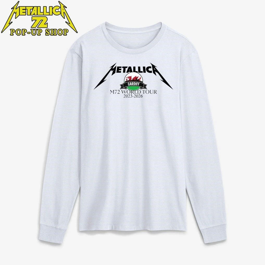Metallica M72 Cardiff Wales World Tour 2023-2026 T-Shirt