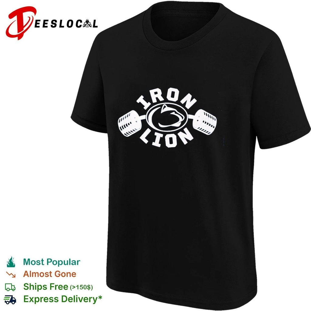 Iron Lion Penn State Nittany Lion Weightlifting T-shirt