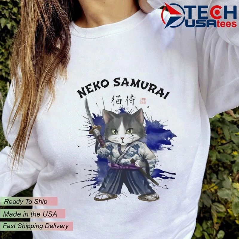 Neko Samurai Cat shirt
