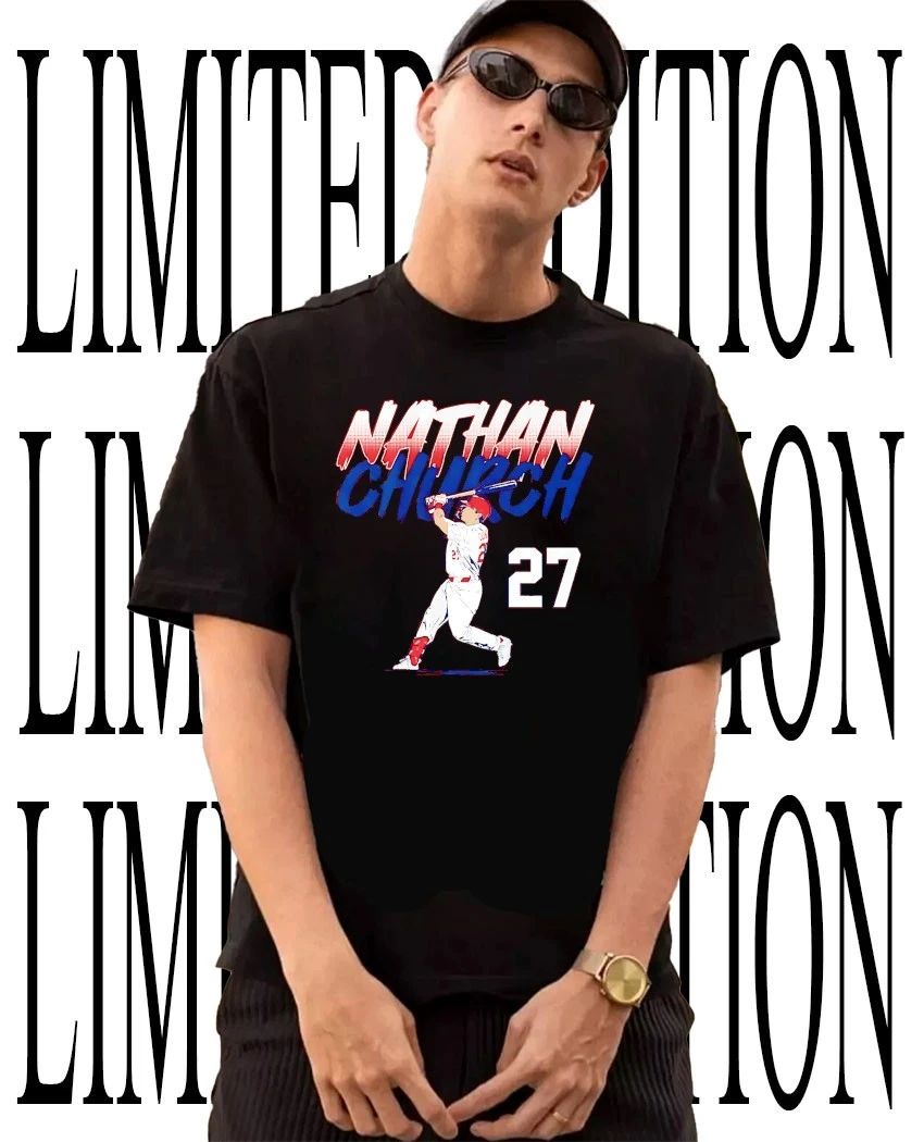 Nathan Church #27 St. Louis Cardinals MLB slugger swing shirt