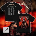 Metallica M72 World Tour 2026 Cardiff T-Shirt – Peter Diamond Poster Principality Stadium Pop-Up Tee