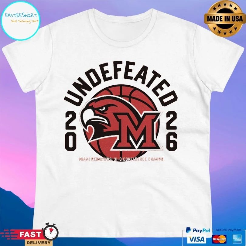 Undefeated 2026 Miami Redhawks 31-0 Conference Champs T-shirts