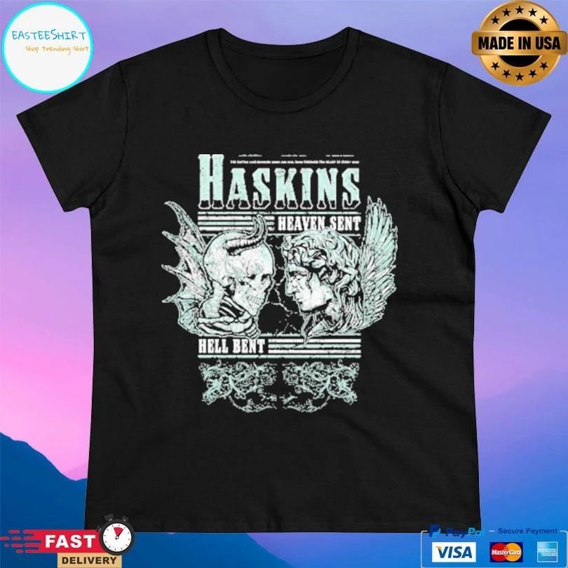 Haskins Heaven Sent Hell Bent 2024 Angels And Demons T-shirts