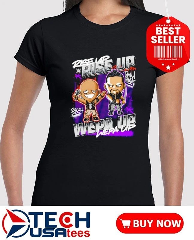 Damian Priest and R-Truth Rise Up Wepa Up cartoon shirt